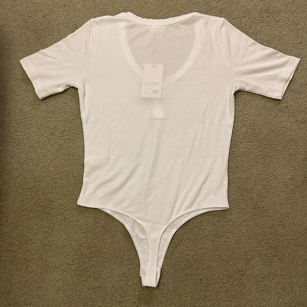 Knix Modal Rib Bodysuit *White* - Picture 6 of 10
